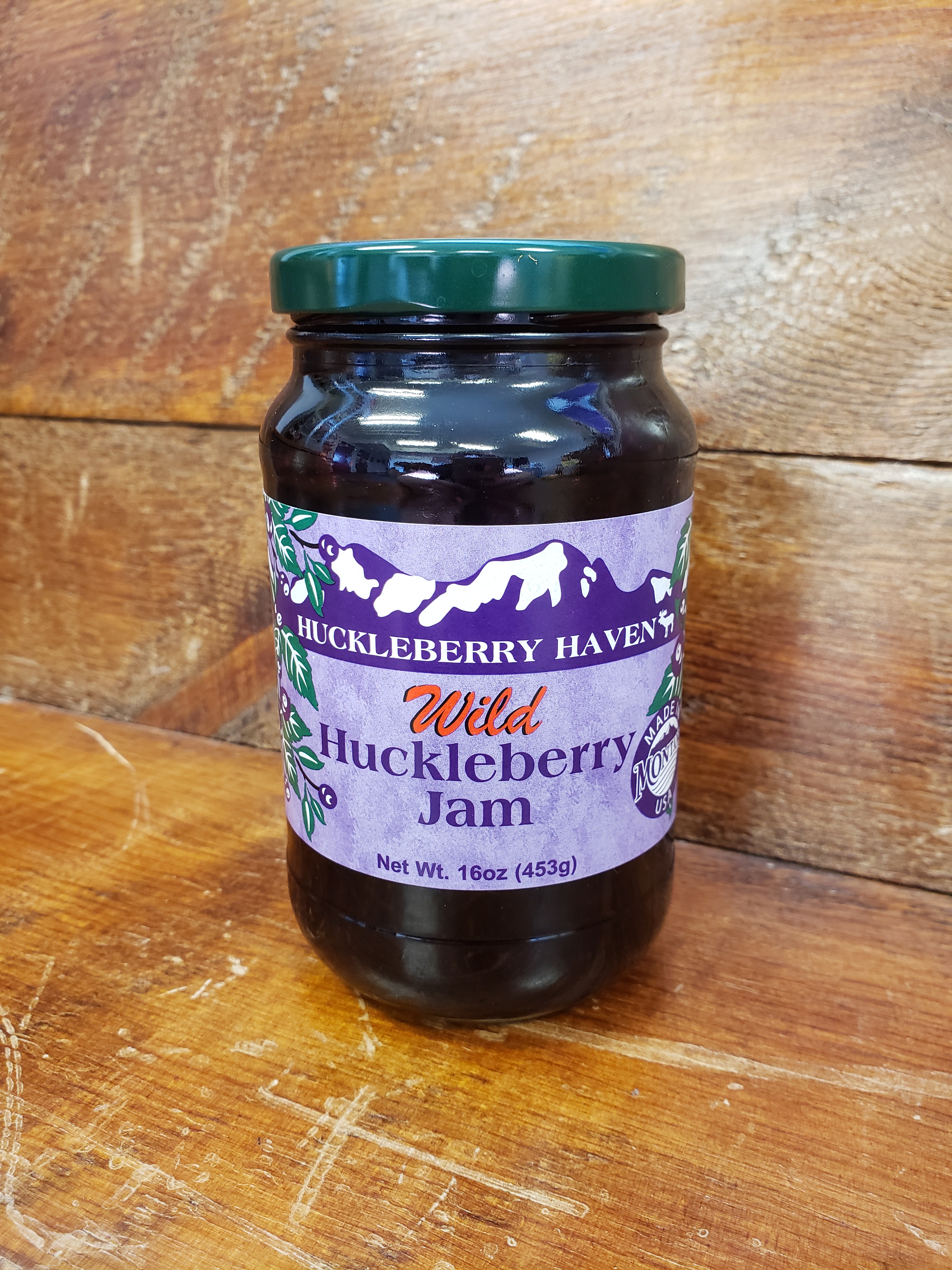 Wild Huckleberry Jam16 oz.