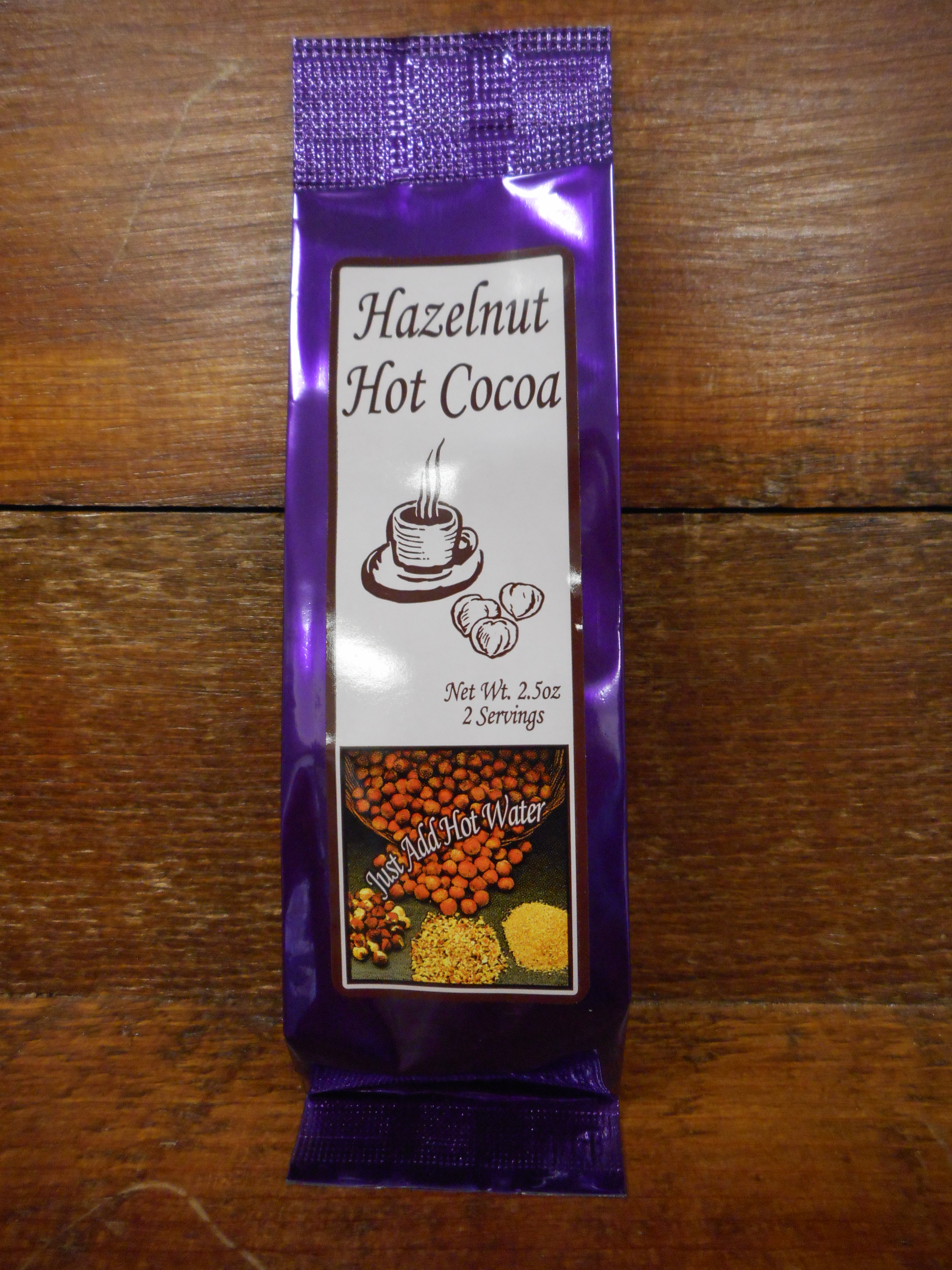 Chocolate Hazelnut Cocoa Bag, 2 Srvg