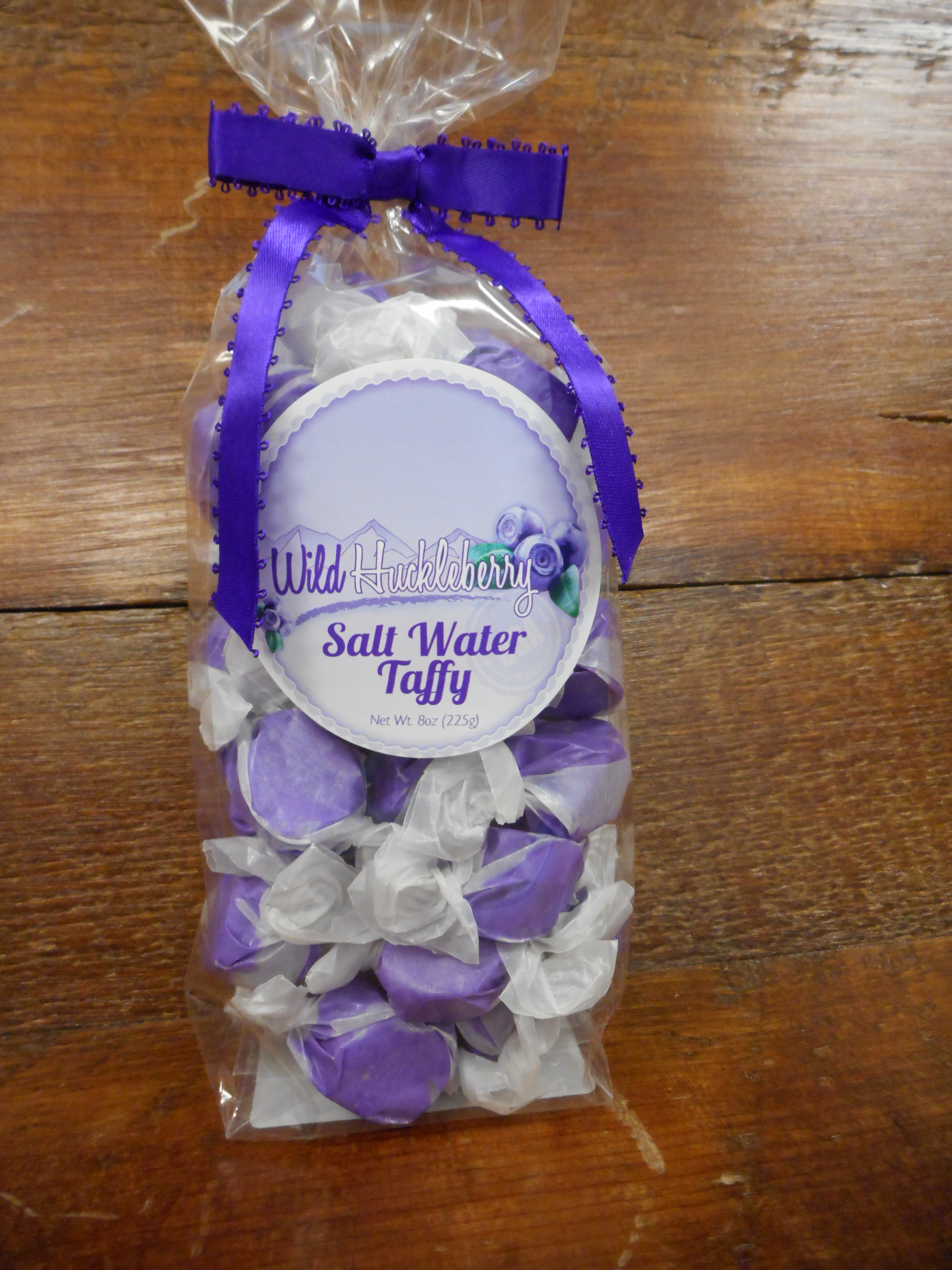 Huckleberry Salt Water Taffy, 8oz