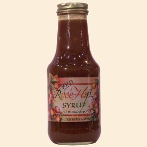 Wild Rosehip Syrup - Round Bottle12 oz.