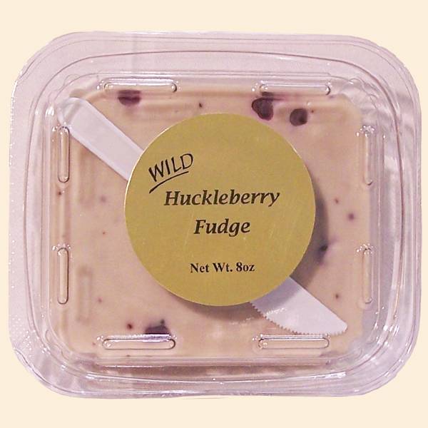 Wild Huckleberry Vanilla Fudge8 oz.