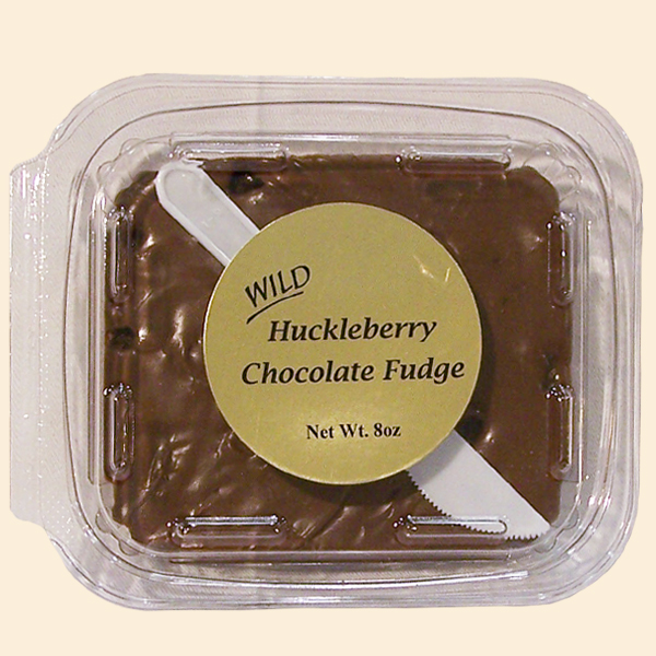 Wild Huckleberry Chocolate Fudge8 oz.