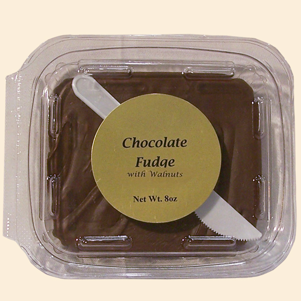 Chocolate w/Walnuts Fudge8 oz.