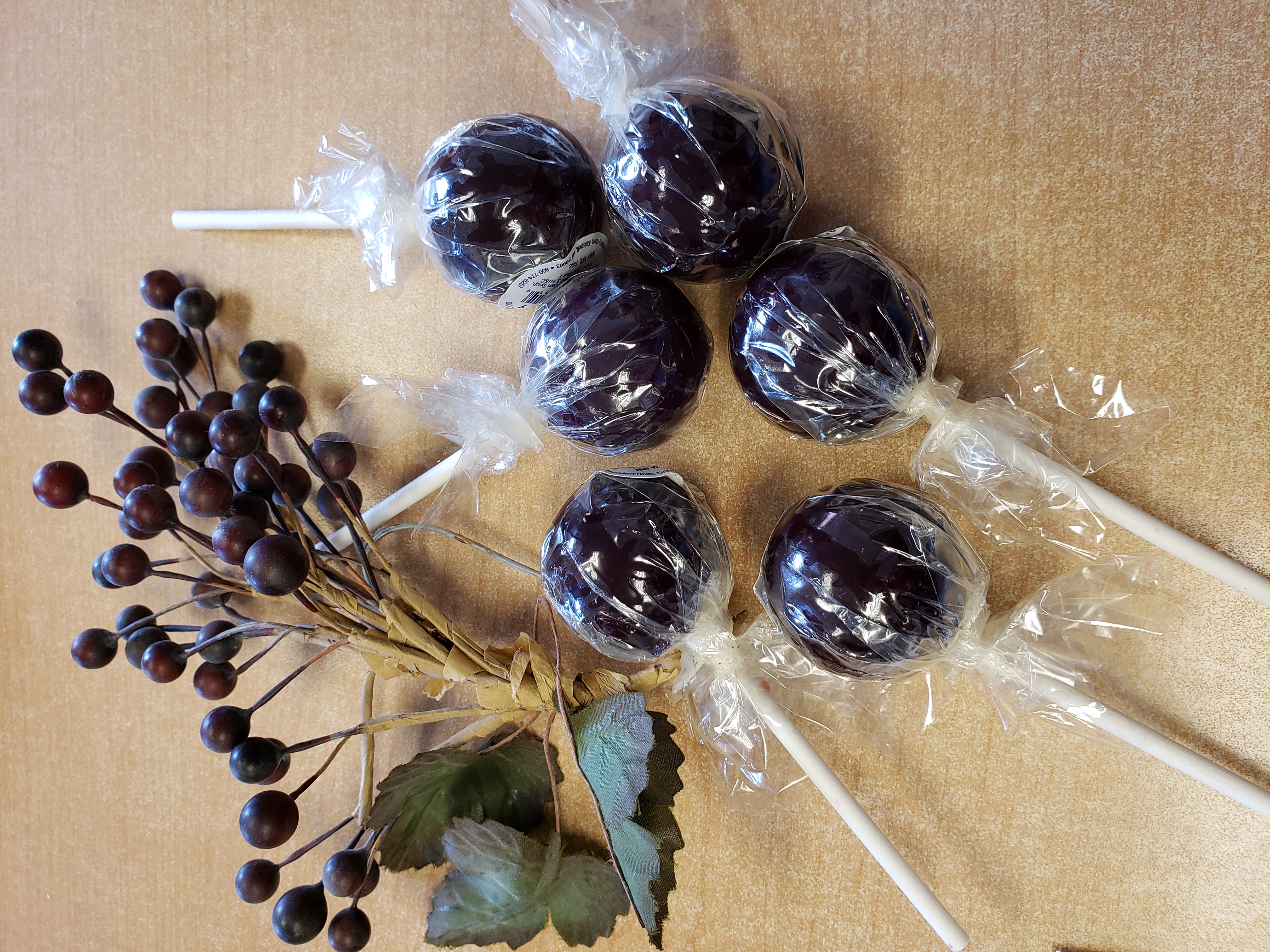 Wild Huckleberry Lollipops1 oz.