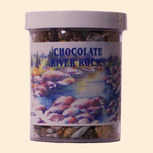 Choc. River Rocks - Plastic Jar7 oz.