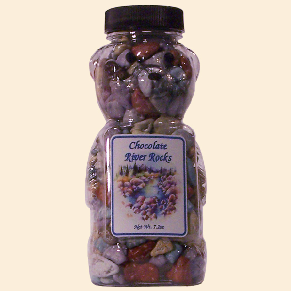 Choc. River Rocks - Plastic Bear7 oz.