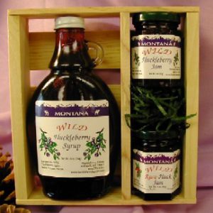 Gift Crate: Wild Huckleberry Syrup &  Jams