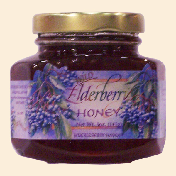 Wild Elderberry Honey5 oz.