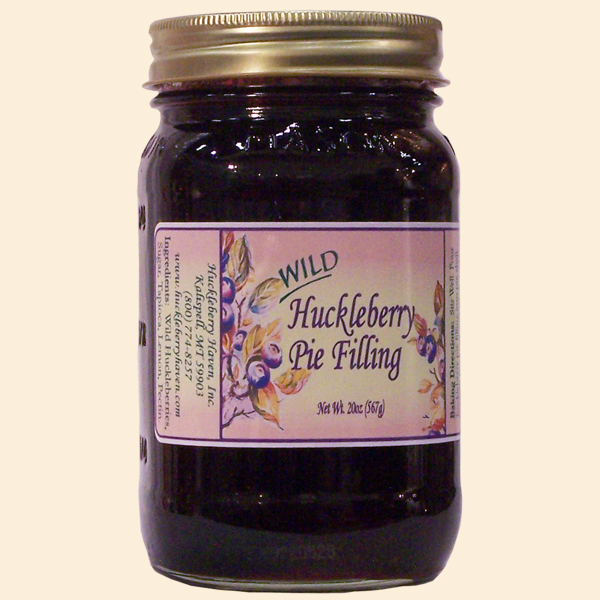 Wild Huckleberry Pie Filling<br />20 oz.