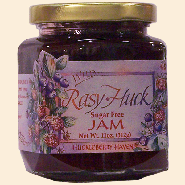 Sugar Free Wild Rasy-Huck Jam<br />11 oz.