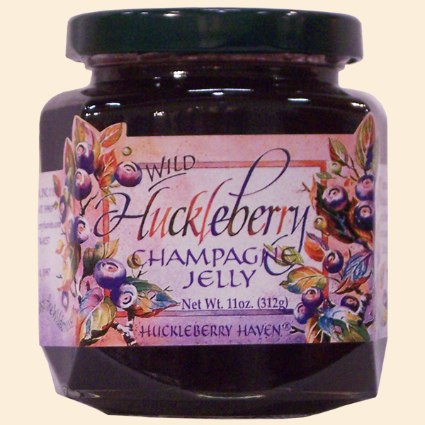 Wild Huckleberry Champagne Jelly11 oz.