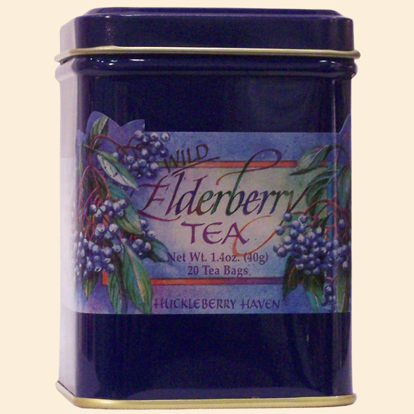 Wild Elderberry Tea Tin, 20 Tea Bags