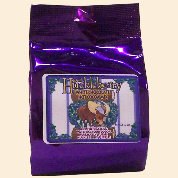 Wild Huckleberry White Choc Cocoa Bag5 Srvg