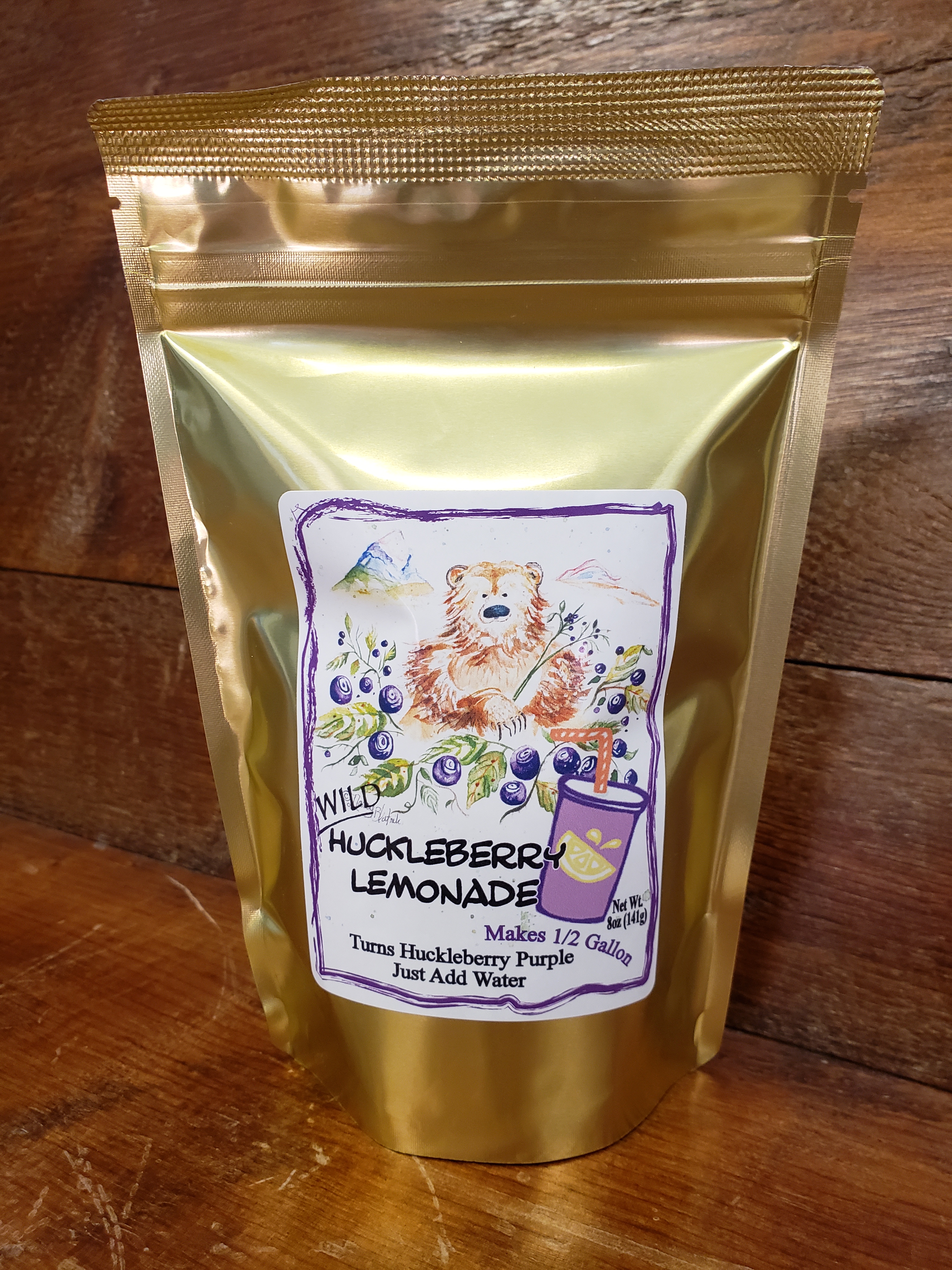 Wild Huckleberry Lemonade Mix8 oz.