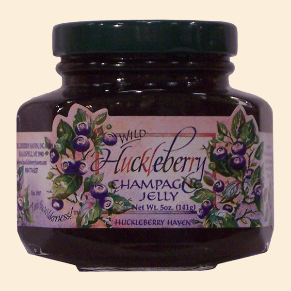 Wild Huckleberry Champagne Jelly5 oz.