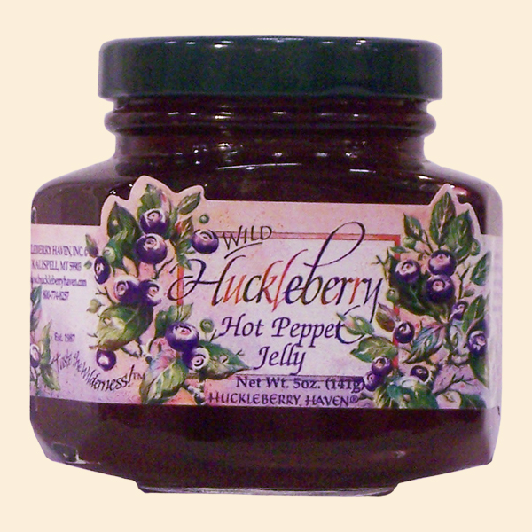 Wild Huckleberry Hot Pepper Jelly5 oz.