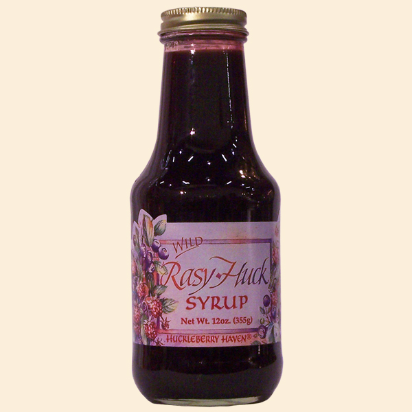 Wild Rasy-Huck Syrup - Round Bottle12 oz.