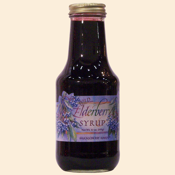 Wild Elderberry Syrup - Round Bottle12 oz.